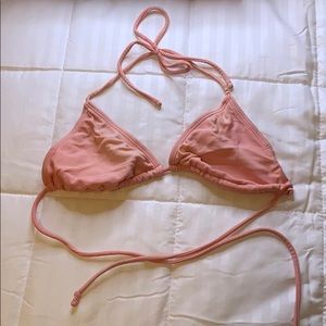 Light pink bikini top